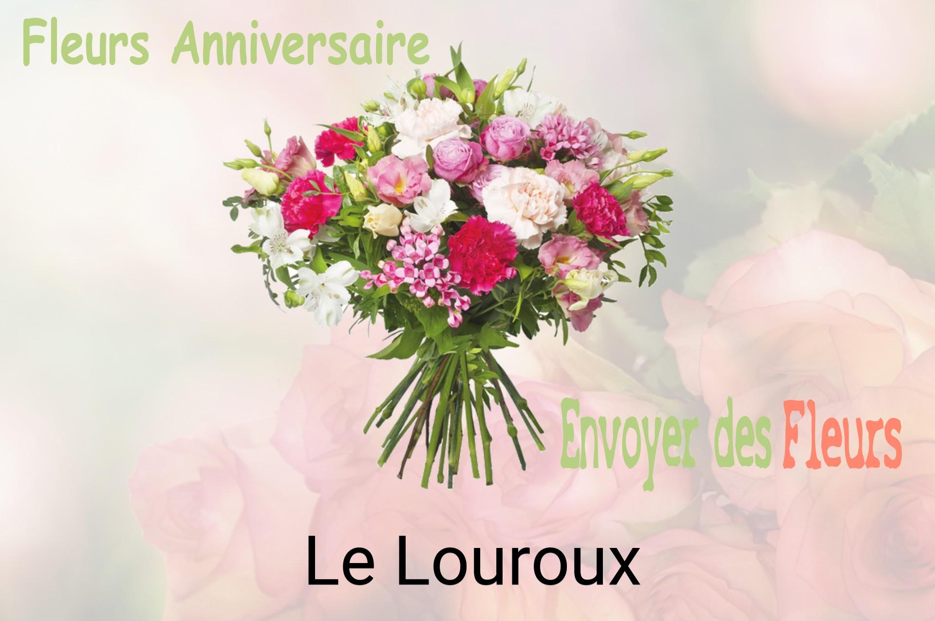 Bouquet de fleurs d’anniversaire livré à Le Louroux